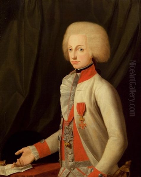 Ferdinand Iii, Grosherzog Von Toskana, Sohn Kaiser Leopolds Ii Oil Painting by Joseph Hickel