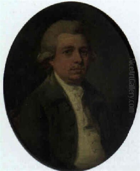 Portrait Of Charles Dilly (1739-1807) Oil Painting by Thomas Hickey