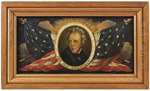 The Old Democrat: Portrait Of Andrew Jackson by Edward Hicks