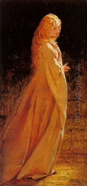 Il Penseroso Oil Painting by George Elgar Hicks