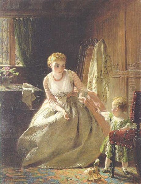 The First Step Oil Painting by George Elgar Hicks