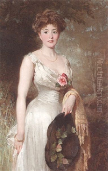 The Elegant Beauty Oil Painting by George Elgar Hicks