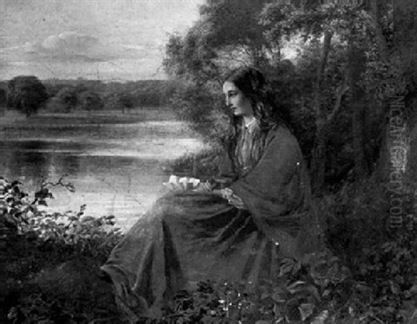 Contemplation Oil Painting by George Elgar Hicks