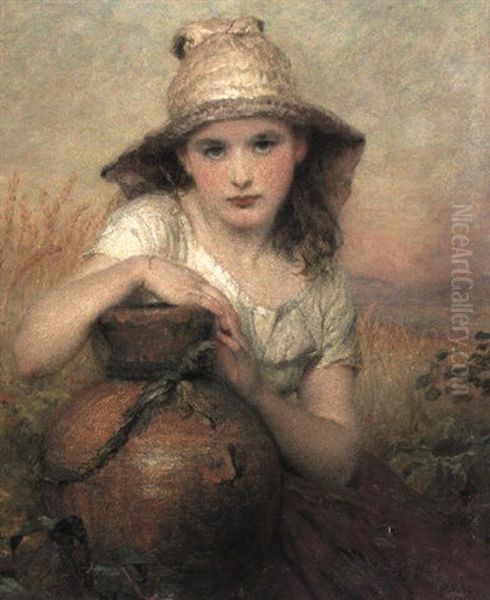 The Water Carrier Oil Painting by George Elgar Hicks