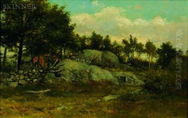 Rocky Clearing Oil Painting by George Frank Higgins