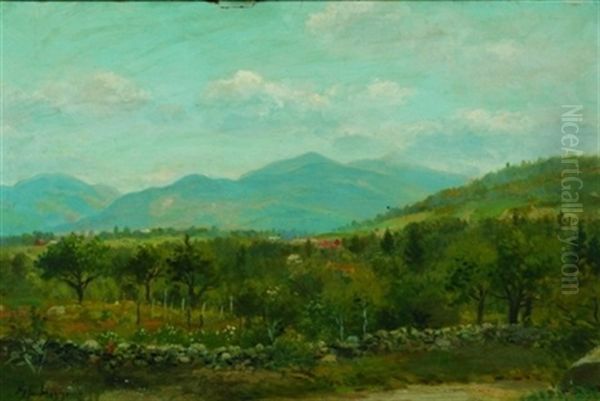 View Of The Mountains Oil Painting by George Frank Higgins