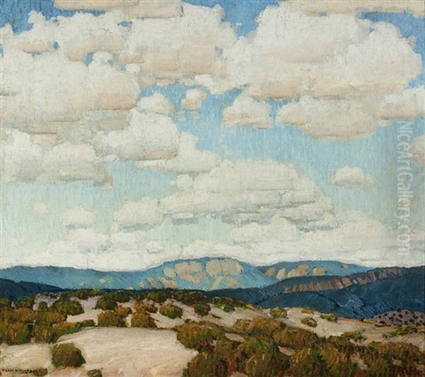 New Mexico Sky Oil Painting by Victor William Higgins