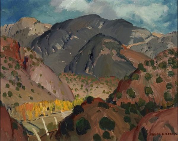 Mountain Landscape, Nm Oil Painting by Victor William Higgins