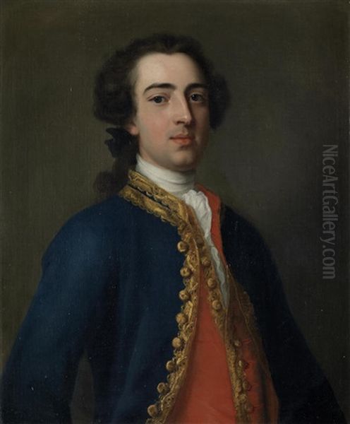 Portrait Of A Gentleman, Half-length by Joseph Highmore