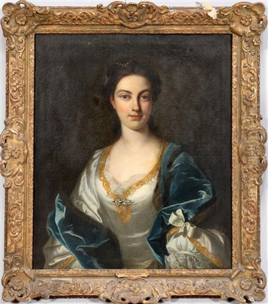 Lady Martha Blount Oil Painting by Joseph Highmore