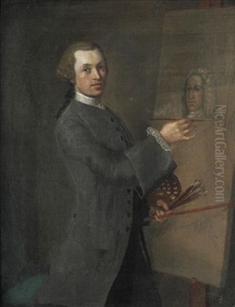 Portrait Of Anthony Highmore, The Artist's Son Oil Painting by Joseph Highmore