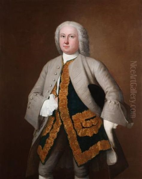 Portrait Of Thomas Webbe Oil Painting by Joseph Highmore