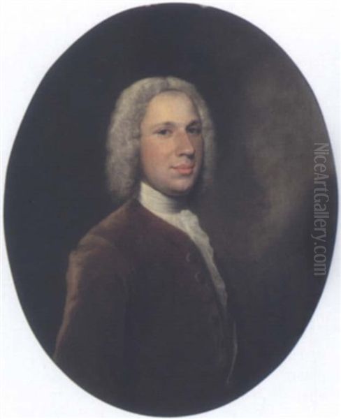 Portrait Of George Leycester Oil Painting by Joseph Highmore