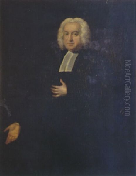 A Portrait Of A Clergyman Oil Painting by Joseph Highmore