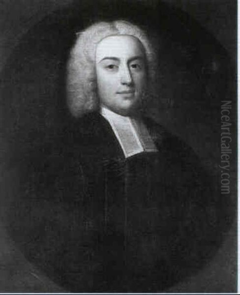 Portrait Of A Gentleman Believed To Be Thomas Bonney, Rector Of Ockham, Half Length Oil Painting by Joseph Highmore