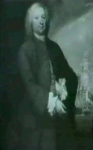 Portrait Of Thomas Hawes Oil Painting by Joseph Highmore