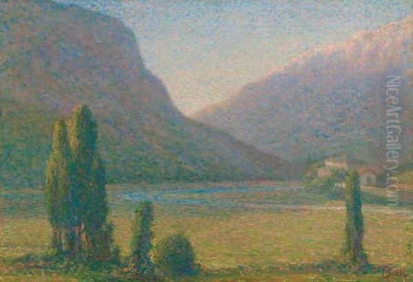 Paesaggio Di Montagna Oil Painting by Annunzio Barchi