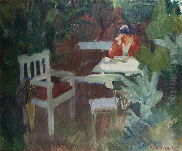 Sommertag Im Garten by Knud Ove Hilkier