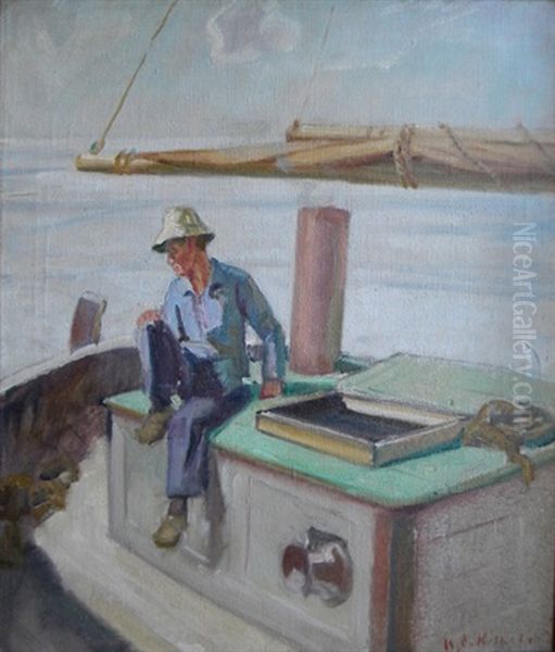 Untitled Sailor by Knud Ove Hilkier