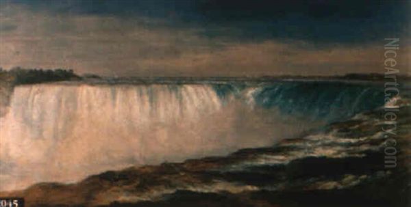 Niagara Falls Oil Painting by John Henry Hill