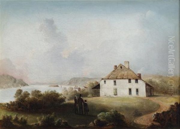 Washington's Headquarters, Newburgh On The Hudson Oil Painting by John William Hill