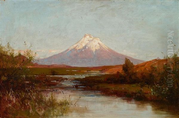 Mt. Shasta From Yreka Oil Painting by Thomas Hill