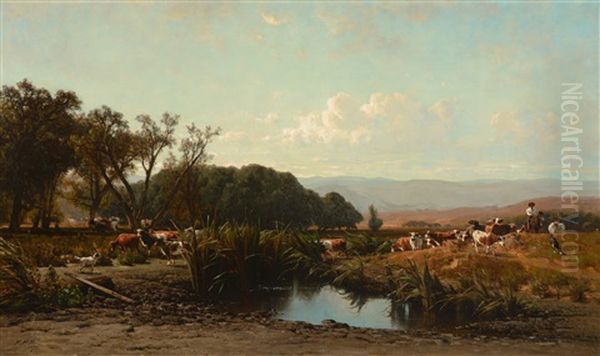 California Oil Painting by Thomas Hill