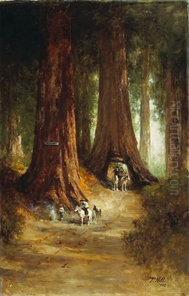 Big Trees Oil Painting by Thomas Hill