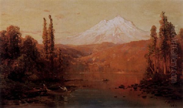 Mount Shasta Oil Painting by Thomas Hill