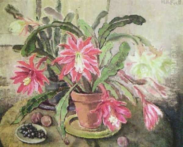 Blumenstilleben Oil Painting by Maria Hiller-Foell