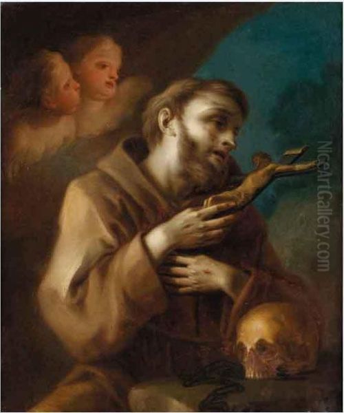 San Francesco Oil Painting by Pietro Bardellino