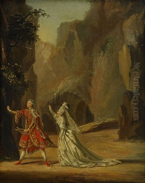 Orpheus Och Euridice Oil Painting by Pehr Hillestroem