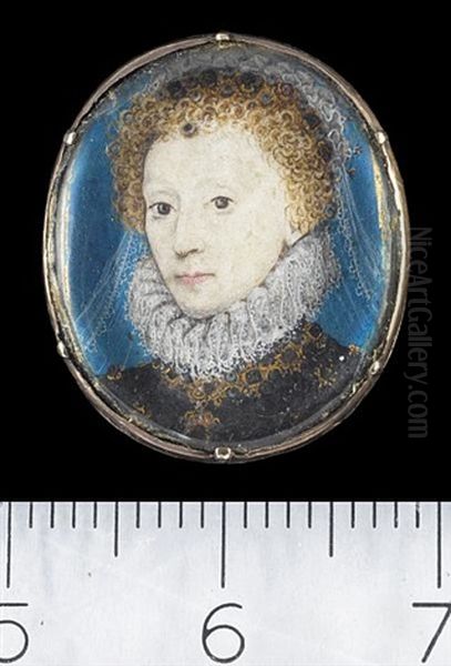 Portraits Of Elizabeth I (+ Robert Dudley; Pair) by Nicholas Hilliard