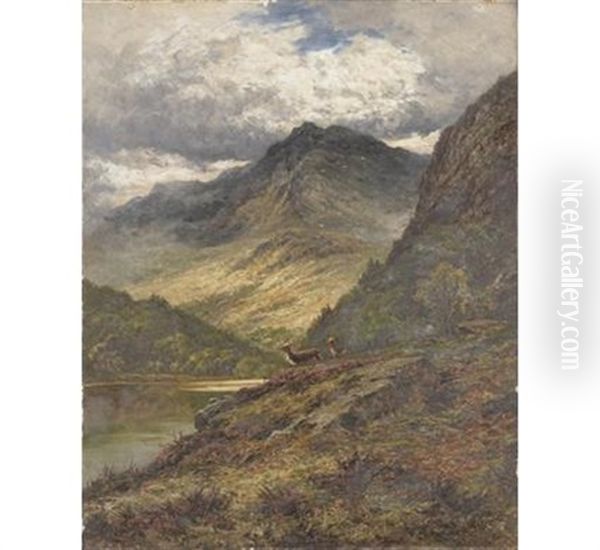 Loch Katrine Perthshire Oil Painting by Henry Decon Hillier