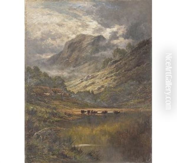 Loch Etive Argyllshire Oil Painting by Henry Decon Hillier