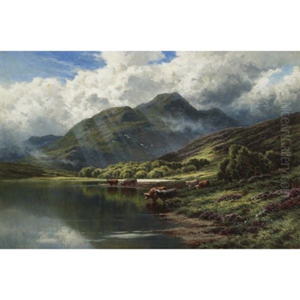 Loch Achray. And Ben Venue, Perthshire Oil Painting by Henry Decon Hillier