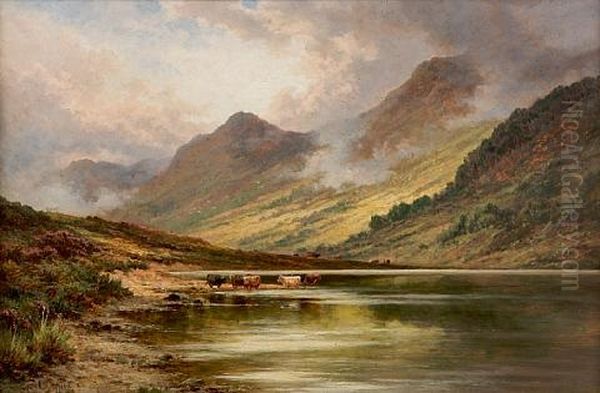 Loch Lubnaig, Perthshire Oil Painting by Henry Decon Hillier