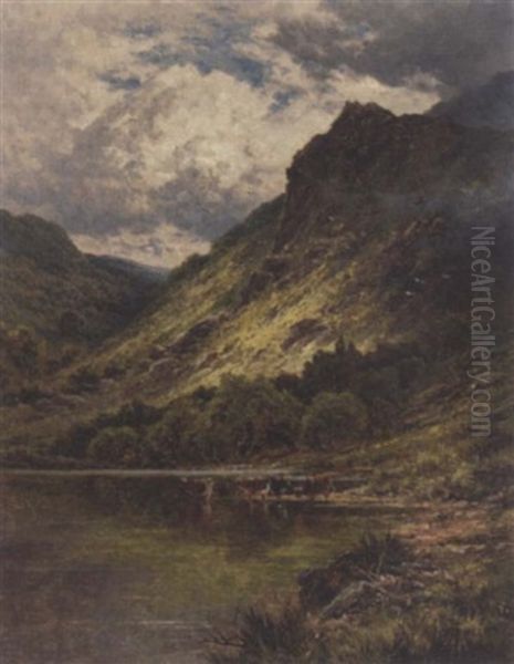 Loch Venachar, Perthshire Oil Painting by Henry Decon Hillier