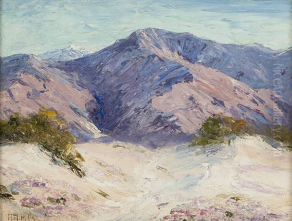 Verbena Mountains Oil Painting by Anna Althea Hills