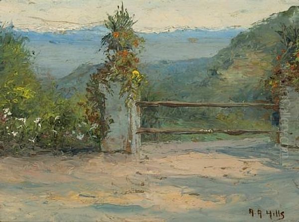 The Gate (san Bernardino Mountain Range?) Oil Painting by Anna Althea Hills