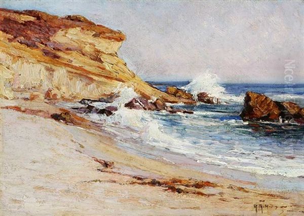 Dog's Head Point, Laguna Beach, California Oil Painting by Anna Althea Hills