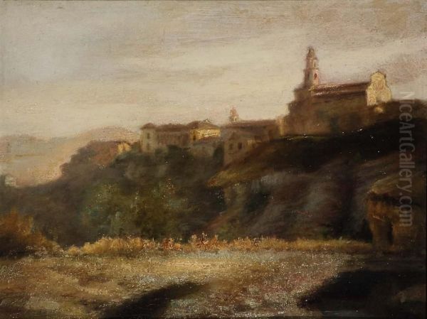 Madonnetta A Genova Oil Painting by Dario Bardinero