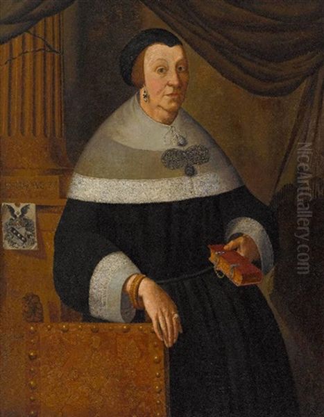 Bildnis Einer 77-jahrigen Frau Oil Painting by Johannes Georg Hinz