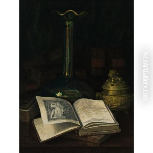 Early English Editions Oil Painting by Claude Raguet Hirst