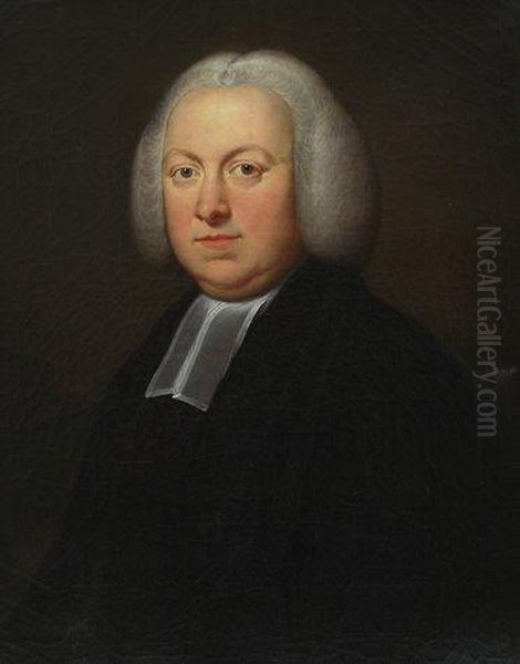 Portrait Of The Reverend Francis Barton Oil Painting by Thomas Bardwell