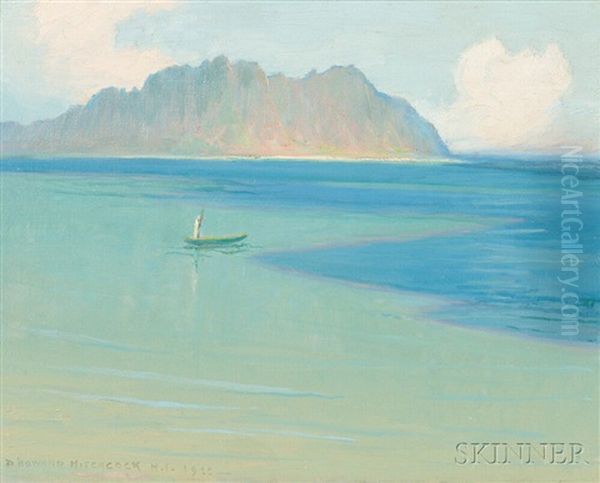 Hawaiian Coast Oil Painting by David Howard Hitchcock