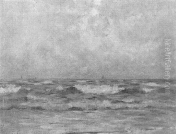 Seascape Oil Painting by George Hitchcock