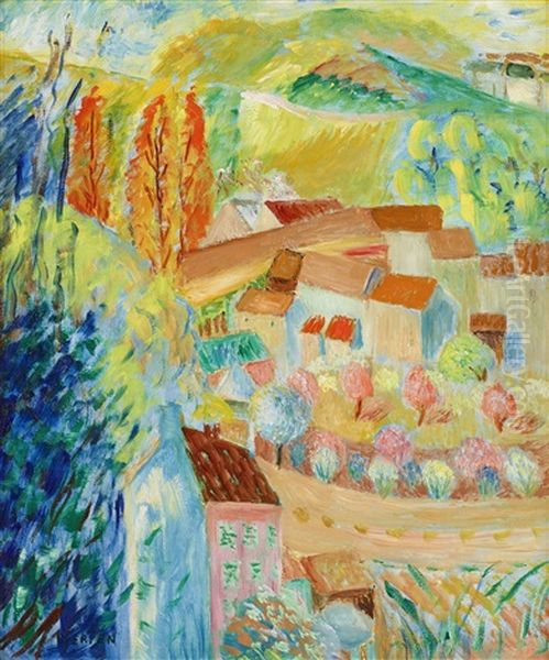 Blommande Frukttrad, Frankrike Oil Painting by Sigrid (Maria) Hjerten