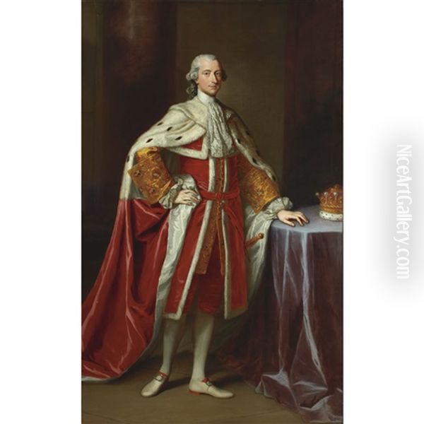 Portrait Of John Ashburnham (2nd Earl Of Ashburnham) Oil Painting by William Hoare