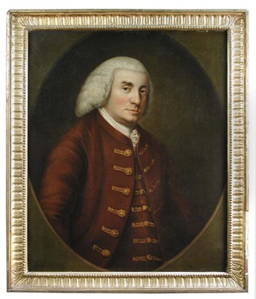 Portrait Of William Hanbury Esq Of Kelmarsh Hall, Northamptonshire Oil Painting by William Hoare